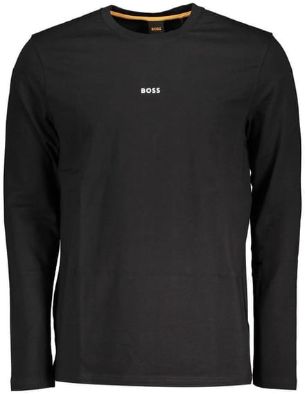 Long Sleeve Crew Neck TShirt 50492116 - Black T-Shirts