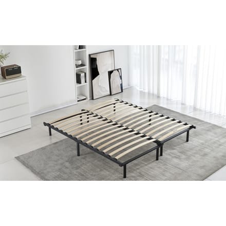 Sampur uitschuifbare bedbodem 200 x 90-180 cm met flexibele lattenbodems inclusief poten