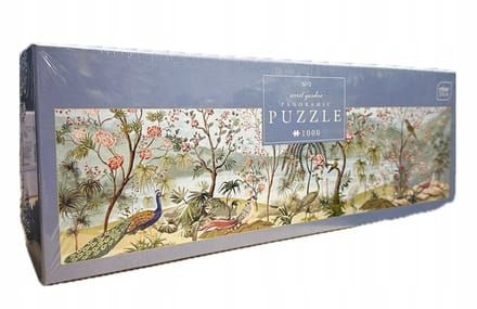 PUZZLE - 1000 STUKJES - Interdruk Secret Garden Panoramische Puzzel - GERONIMO GAMES