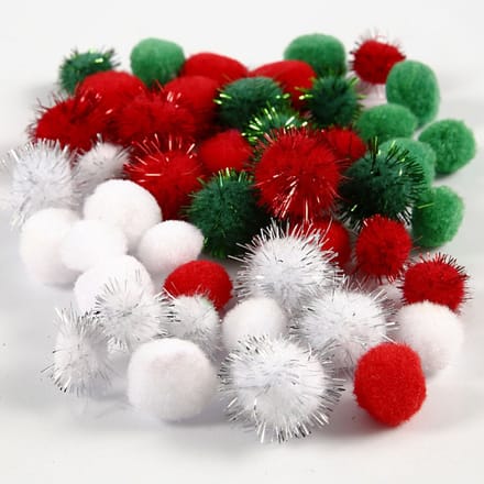 Creativ Company Pompoms Christmas 48pcs.