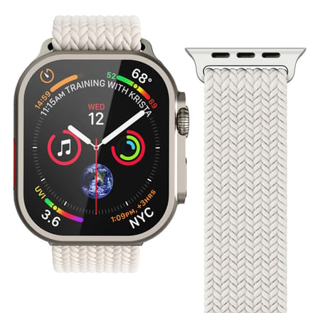 Vonmählen Woven Loop bandje voor de Apple Watch | 44/45/46/49 mm - Cream