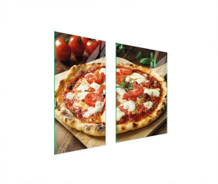 TMK ArtDeko - Glazen Beschermplaat - 75x52 cm - Veilig - Antibacterieel