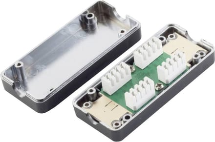BKL Electronic 10121223 . 7 LSA-aansluitbox, verbinders Zwart Inhoud: 1 stuk(s)