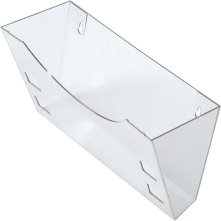Helit glasklar H6103002 Folderhouder Glas (helder) 1 stuk(s) (b x h x d) 240 x 165 x 105 mm