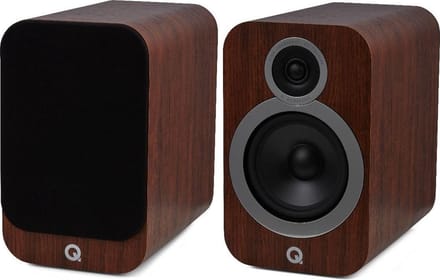Q Acoustics 3030i Hifi - Boekenplank Luidspreker - Walnoot (per paar)