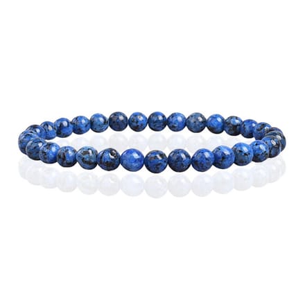 6mm Memphis Natuursteen Armband - Sodalite