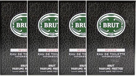 Brut Eau de Toilette Men – Musk, 100 ml - 4 stuks