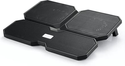 DeepCool Multi Core X6 Black Laptop Cooler, 4x Fan , 2x Built in USB:2.0 Ports