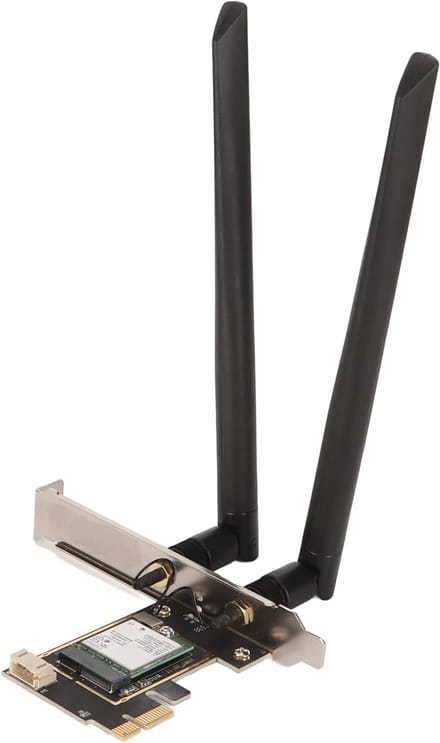 Tri-Band PCIe WiFi 7 Kaart met Bluetooth, Draadloze Netwerkadapter voor Windows 10/11 en Linux, 8774 Mbps Snelheid