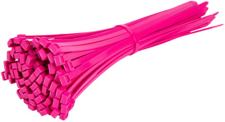 TD47 Kabelbinders 7.6 x 370 mm Roze - Tie wraps - Tyraps