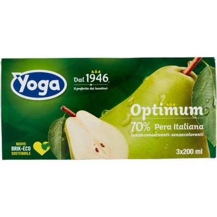 Jus de poire optimum 3x200ml - yoga