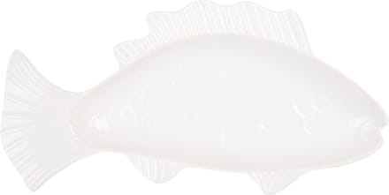 Clayre & Eef Kom Vis 150 ml Wit Keramiek