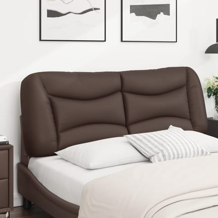 vidaXL - Hoofdbordkussen - "Hvar" - 140 - cm - kunstleer - bruin