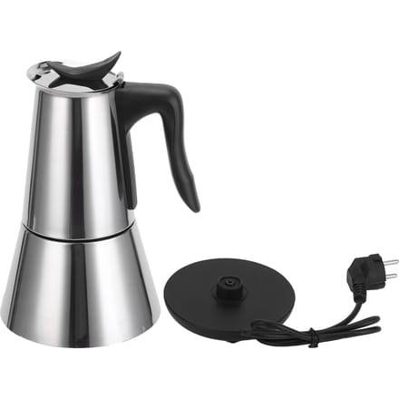300ml Roestvrijstalen Elektrische Koffiepot Huishoudelijke Koffiezetapparaat Waterkoker voor Thuis black