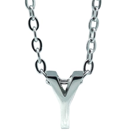 Ketting Letter Y Letterhanger - Minimalistisch - Premium Staal