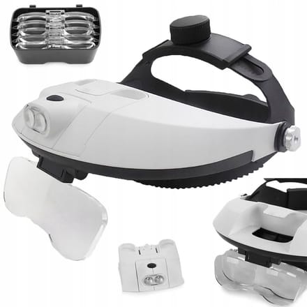 Verk Group Hoofdloupe - LED Verlichting - Vervangbare Lenzen