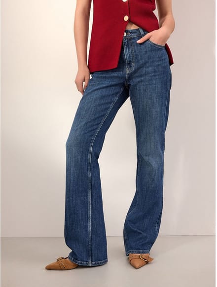 Next - Dames - Authentieke jeans met bootcut - Blauw