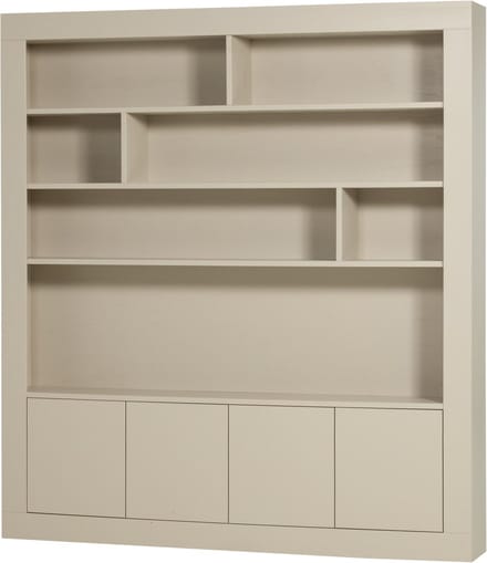 vtwonen Wallcover Wandkast - Grenen Hout - Dust/Grijs - 229x210x31
