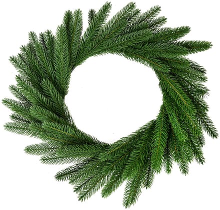 Clayre & Eef Kerstkrans Ø 55 cm Groen Kunststof