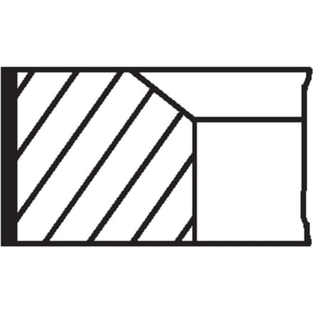 Zuigerveren set MAHLE 007 RS 10118 0N0