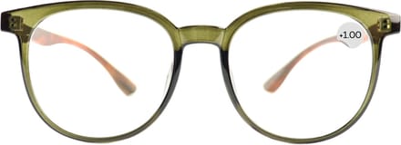 Montour Leesbril - OTIS - plus 1.00 - Rond Model - Groen - Dames - Heren - Unisex
