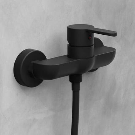 SCHÜTTE DENVER - Douchekraan - Mengkraan - 150 mm Hartafstand - Zwart Mat