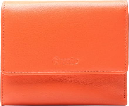 Esquire Leren Portemonnee Viktoria Flap Wallet Flame Orange Oranje