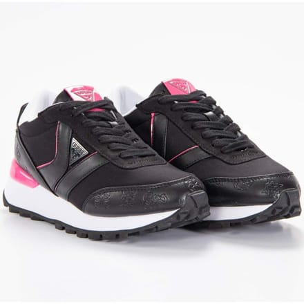 Guess damessneaker Samsin Logo Waffelmuster