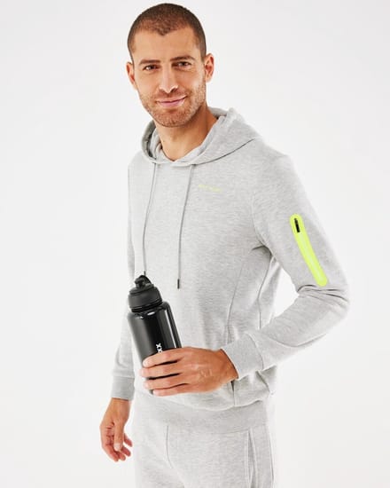 Mexx Hooded Sweater Grey Melee - Maat Xl