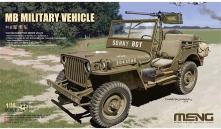 Meng Model Modelbouwpakket Militaire voertuigen - MENG VS011 MB MIlitary Vehicle Plastic - 1:35 - Modelbouw