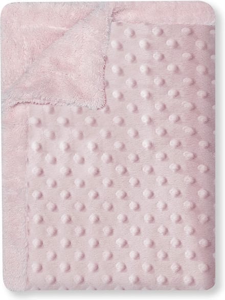 Interbaby Deken Bubble 80 X 110 Cm Fleece Roze