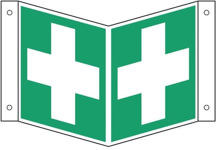 Panorama EHBO bord – aluminium – E003 | 40 x 20 cm