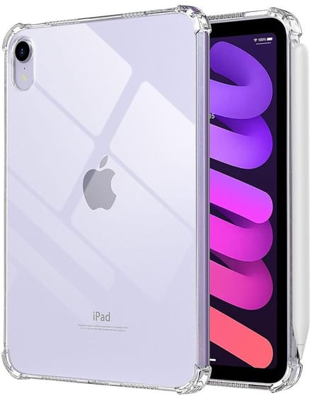 Mobiq - Transparante Backcover geschikt voor iPad Mini 6 - transparant