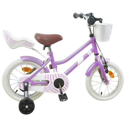 vidaXL - Kinderfiets - 14 - Inch - voor - 3-5 - jaar - oud - Paars