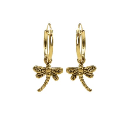 Karma Oorhangers dragonfly Goud