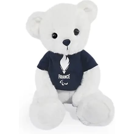 Pluche met frans team t-shirt 30 cm