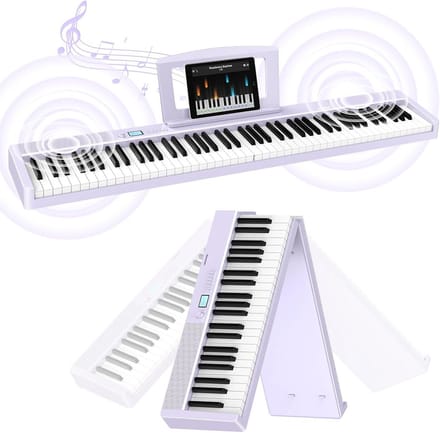 Draagbaar Opvouwbaar Digital Piano met 88 Toetsen en Aanslagdynamiek