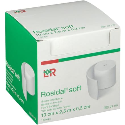 Rosidal Soft Schuimband 10x0,3cmx2,5m Indiv.23110