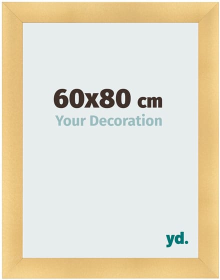 Your Decoration - Fotolijst 60x80 cm - MDF - Goud Mat - Pisa