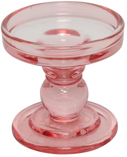 Kandelaar S donker roze 8,5x8,5x8,5cm