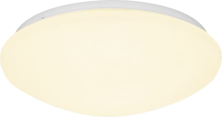 LED Plafondlamp - Velvalux - 12W 1300lm - Warm Wit 3000K - Spatwaterdicht IP44 - Opbouw - Rond - Wit