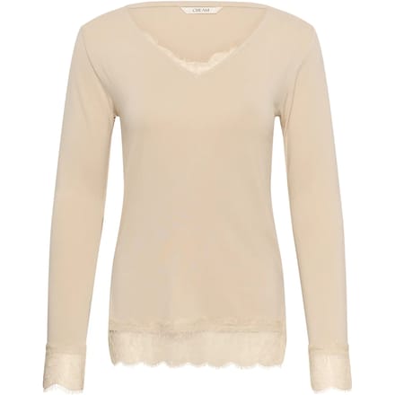 Dames-T-shirt met lange mouwen Cream CRAlvaia
