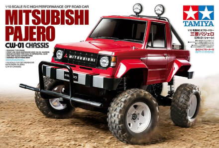 Tamiya Modelbouwpakket Auto - 58727 RC Mitsubishi Pajero - CW-01 RC Plastic - 1:10 - Modelbouw