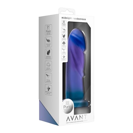 Blush Avant Midnight Rendezvous Ocean Dildo - Multicolor - 19.5 cm