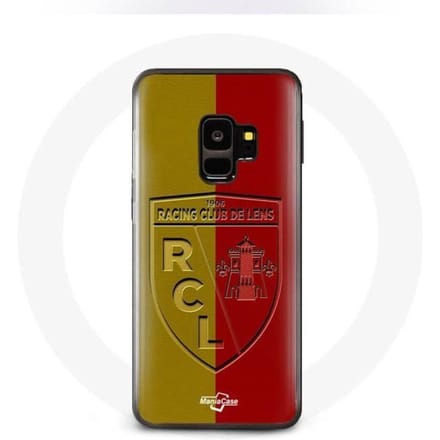 Samsung Galaxy S9 hoesje rcl lens Logo gele en rode achtergrond