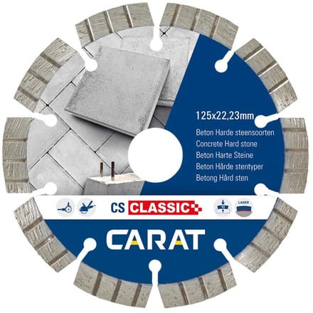 Carat 150x22,23mm CLASSIC Diamantschijf beton/hard steen - CS - CSC1509000