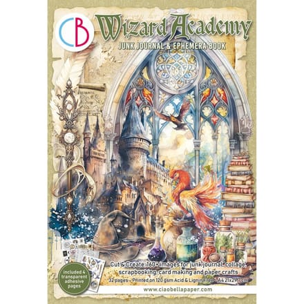 Junk Journal & Ephemera Book "Wizard Academy"
