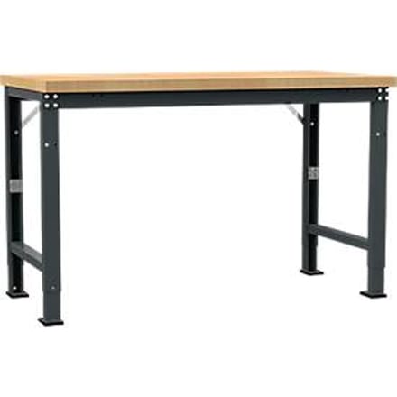 Manuflex werkbank Profi speciaal, tafelblad multiplex, 1500 x 700 mm, antraciet