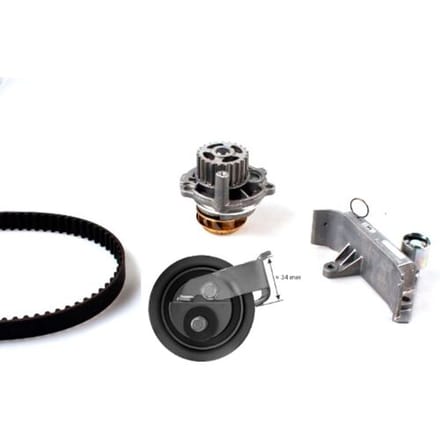Waterpomp + distributieriem set HEPU PK05728