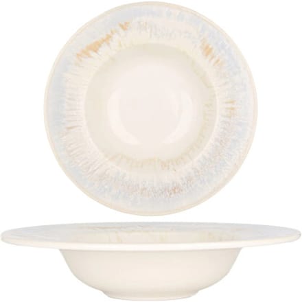 By Bone Pastabord - Wave - Porselein - 28 cm (480cc) - set van 2